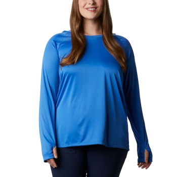 Dámské Mikiny Columbia PFG Tidal Plus Size Blankyt Světle Koralove LWTCFU430